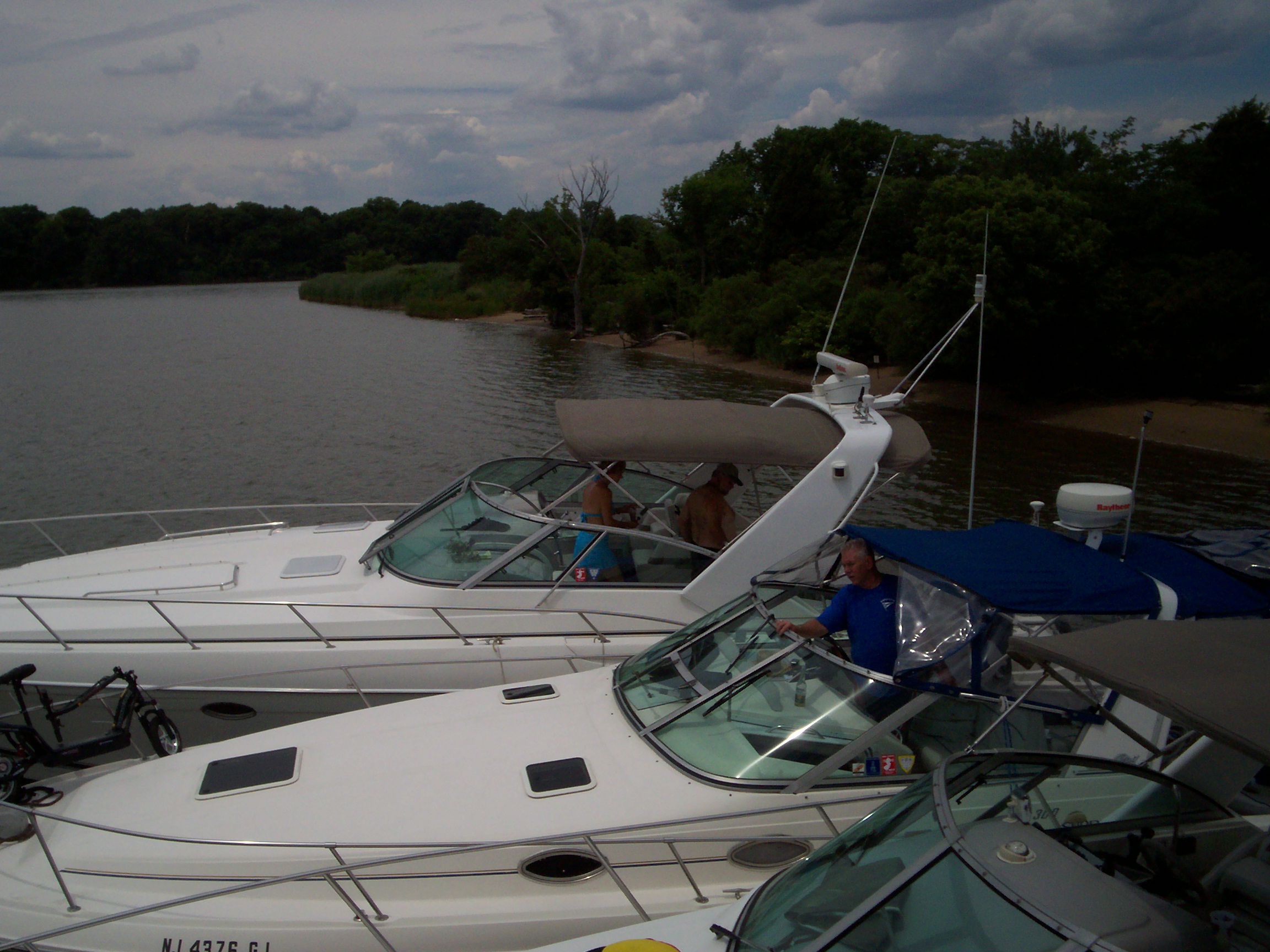 On the hook at Fairlee Creek
