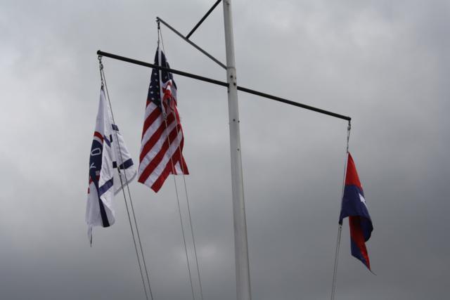 Anchor\'s flagpole