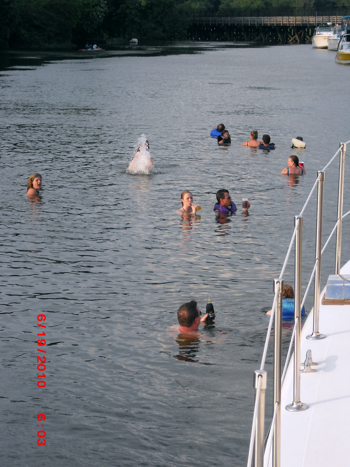 Floaters!  Julia, Katie, Curt, Chrissy, T et al