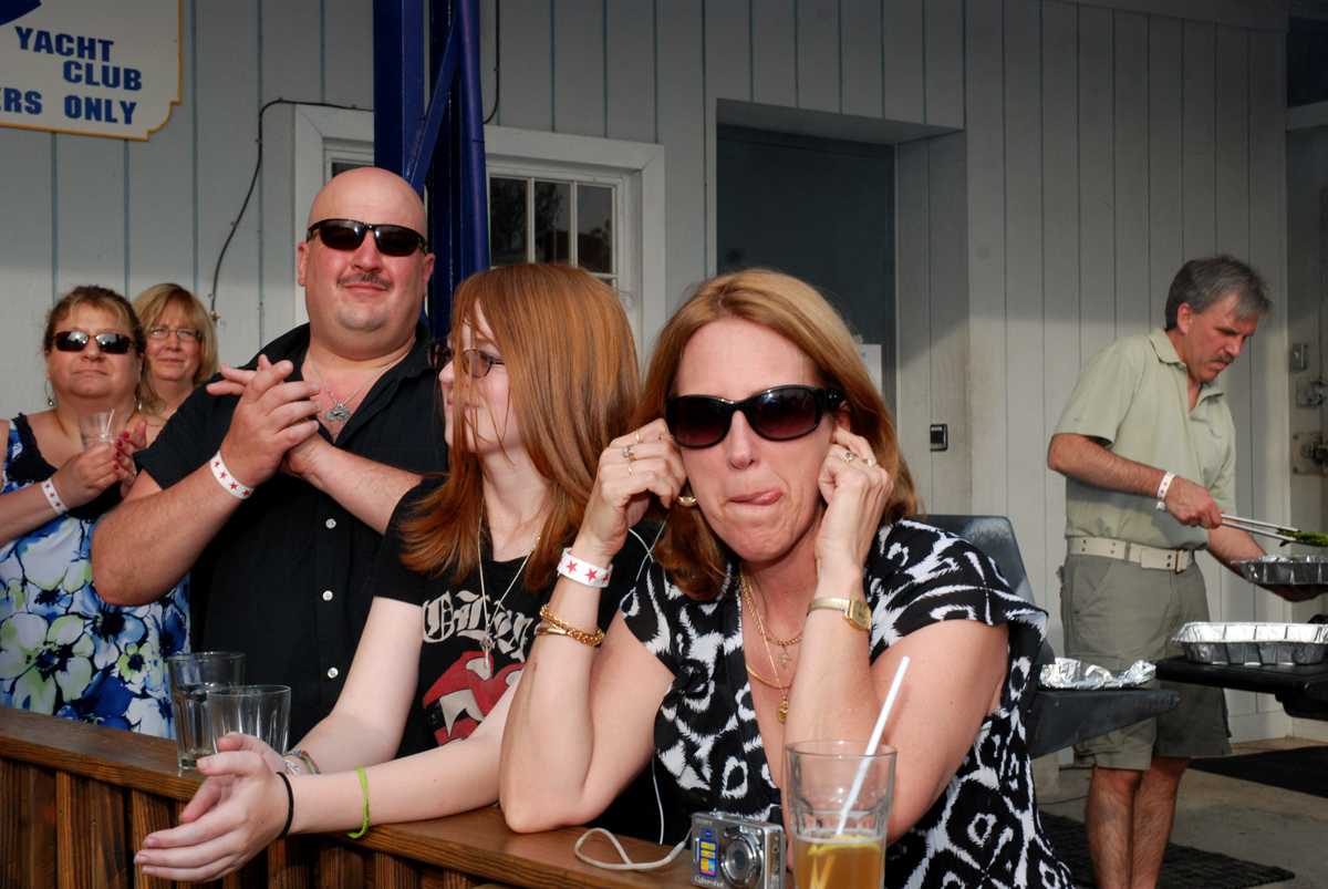 Rich, Casey, Sandy  preparing for the cannon