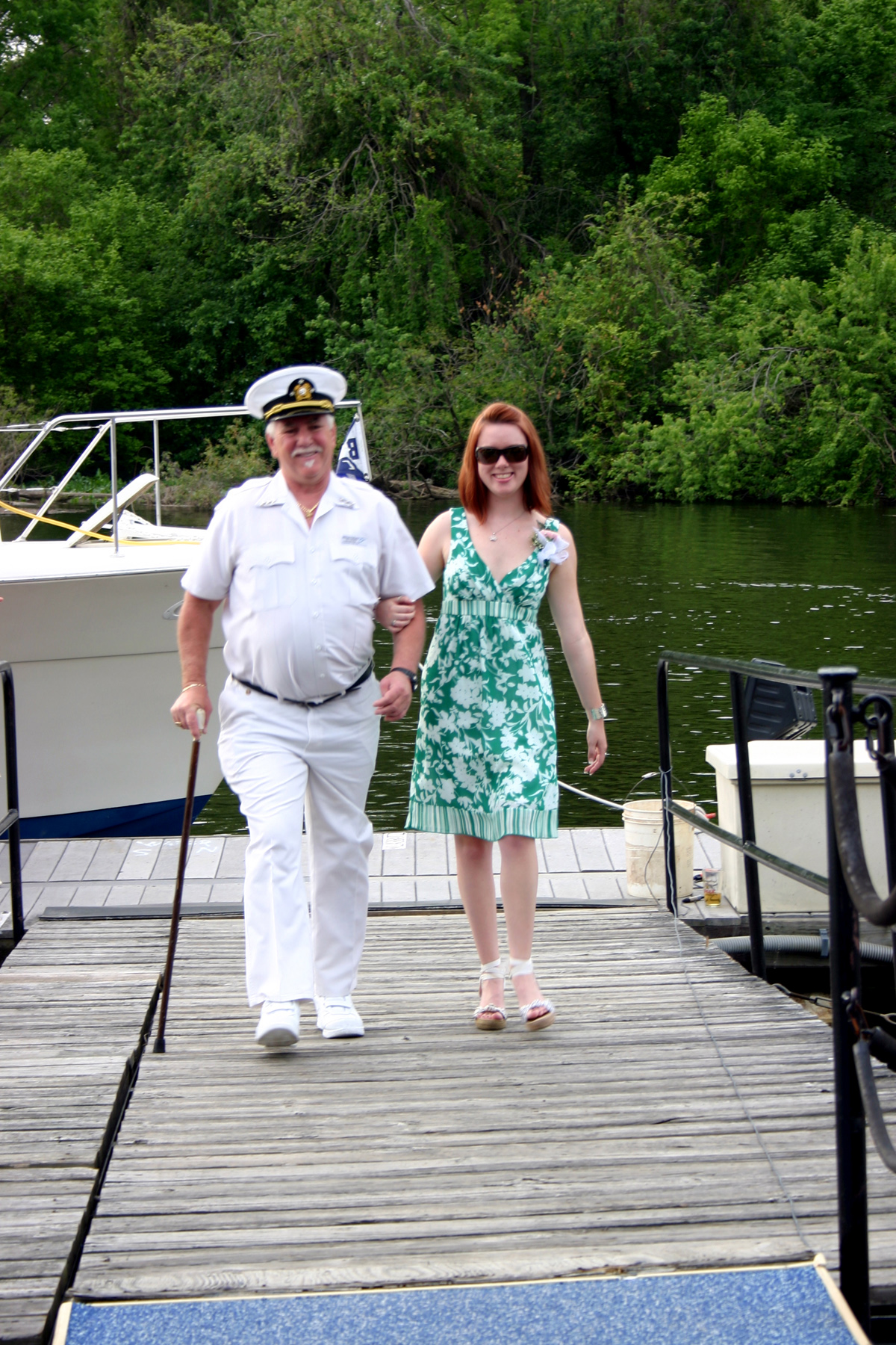 Past Commodore Bill Peltak and Past Princess Katie Horahan