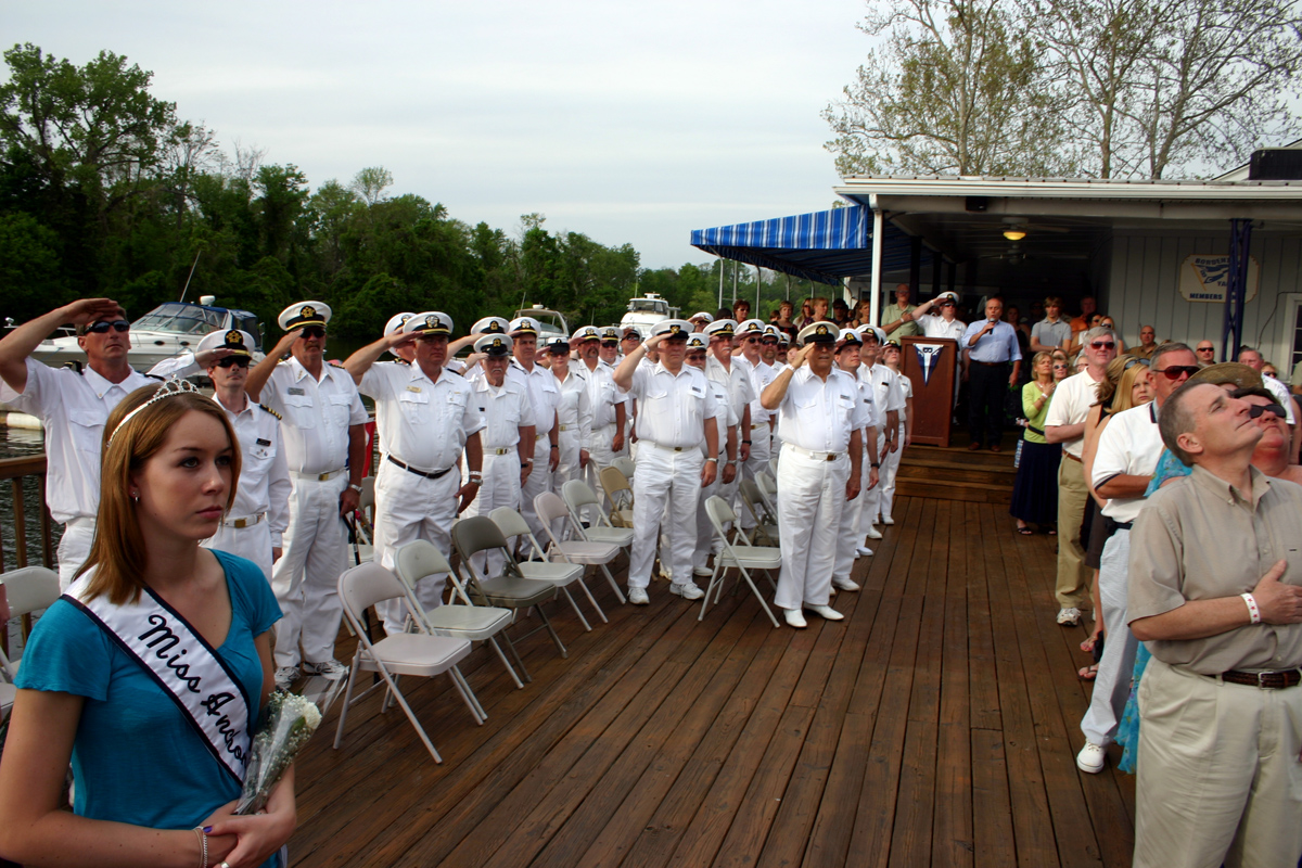 Opening Day salute to the our flag.