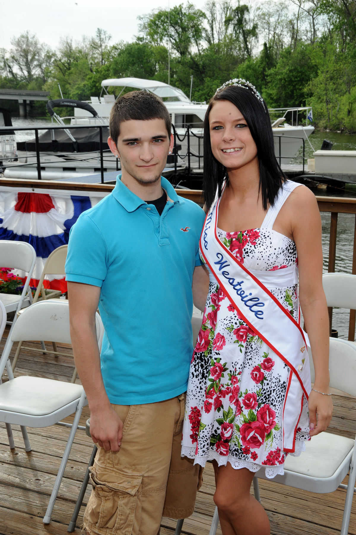 Miss Westville & her escort