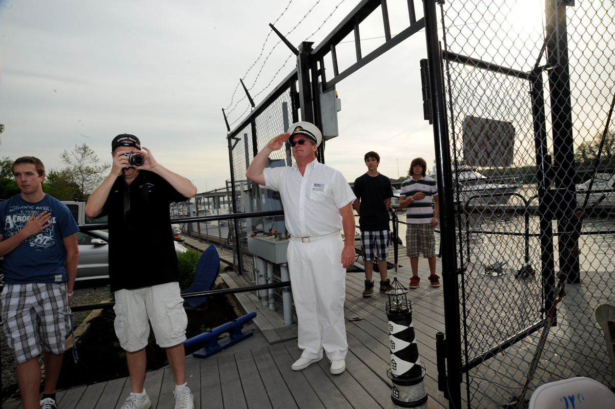 Zach E, Joe G, Officer of the Day PC Tunney, Billy M