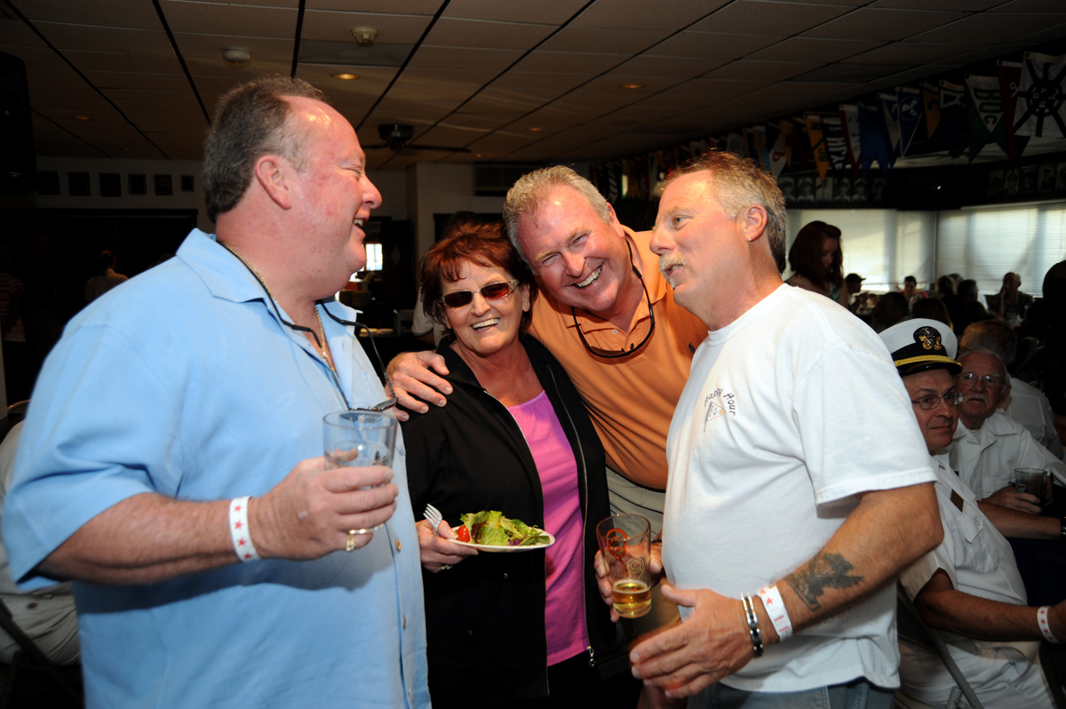 Alan S, NHYC\'s Candyce, HHYC\'s Mike & Gary, VC Charlie & R Small in background