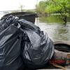 Trash from the Fishing Spot across the way